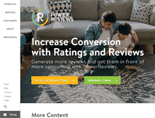 Tablet Screenshot of powerreviews.com